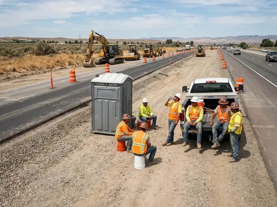 highway-road-construction-crew-007 — frequently asked questions, Porta Potty and Restroom Rentals in Timberline-Fernwood, AZ